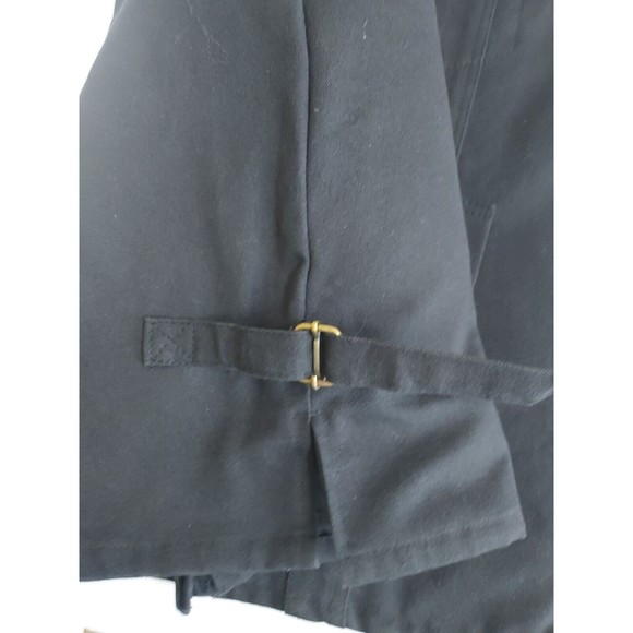 NWT Mens XXL Smith Bros Black Canvas W/Leather Concealed Carry Vest W/8 Pockets - Picture 6 of 11